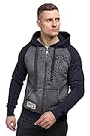 Lonsdale London London Slough - Sudadera con Capucha para Hombre, Hombre, 113333, Azul Marino, 4XL