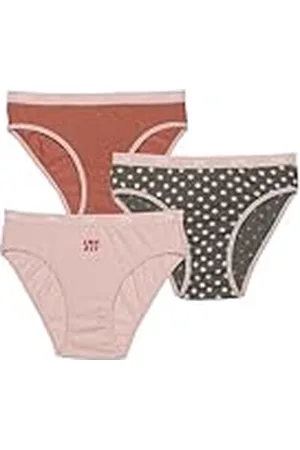 Dim Les Pockets Coton Doux Confortable X3 Bragas, Negro, 12 años (Pack de 3) para Niñas