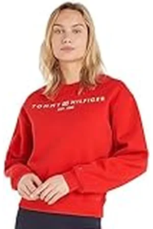 Tommy Hilfiger MDRN REG CORP LOGO C-NK SWTSHRT WW0WW39791, Sudaderas, Mujer, , 3XL