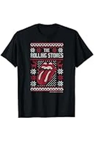 The Rolling Stones Los Rolling Stones Rock Música Navidad Fea Camiseta