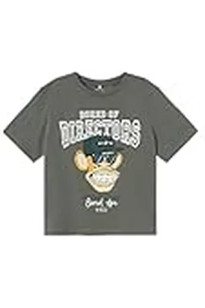 NAME IT NKMAROS BOREDOFD SS NREG Top Box Sky Camiseta, , 134/140 cm para Niños