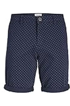 JACK & JONES Jpstbowie Jjshort Sa Printed Sn Pantalones Cortos Chinos, , XXL para Hombre
