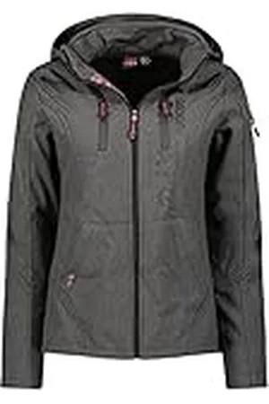 Geographical Norway Truffe Lady, Softshell para mujer Mujer, Gris Foncé