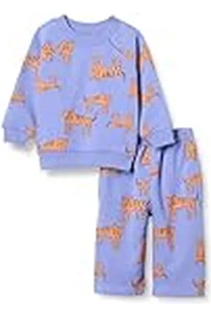 Amazon Conjunto de Sudadera y Pantalón de Chándal de Felpa Francesa Unisex Bebés, Pack de 2, , 0 Meses