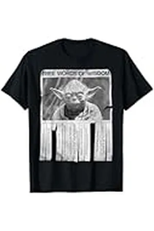STAR WARS Yoda Póster Palabras De Sabiduría Gráfico Camiseta