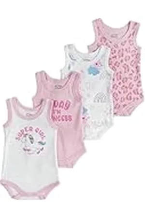 chicco Pack body de algodòn sin mangas, Bodies Bebé - Unisex, , 3 meses (pack de 4)