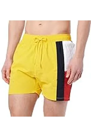 Tommy Hilfiger Bañador Hombre Medium Drawstring con cintura ajustable, Amarillo (Marigold Yellow), XXL
