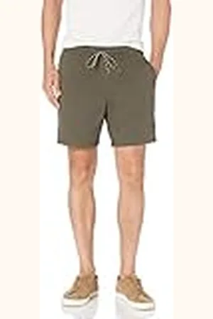 Amazon Pantalones Cortos de 15 cm con Cordón Ajustable Hombre, , M