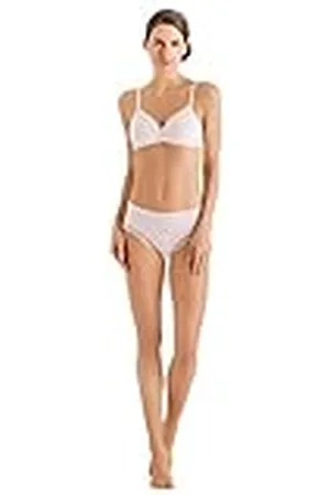 Hanro Cotton Lace Schalen Soft BH Sujetador sin Aros, , 85B para Mujer