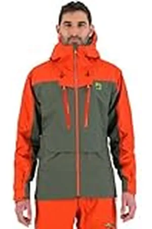 Karpos 2511019-024 MIDI SHELL JKT Jacket Hombre THYME/SPICY ORANGE Tamaño L