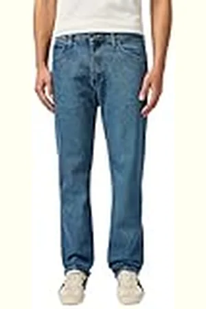 Wrangler Classic - Pantalones vaqueros para hombre, de algodón, con 5 bolsillos, ajuste regular - Azul - 40W x 30L