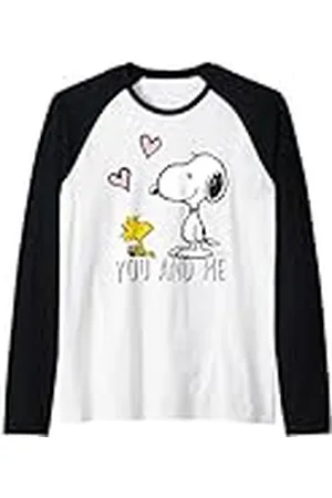 Peanuts Snoopy Woodstock Tú y yo Camiseta Manga Raglan