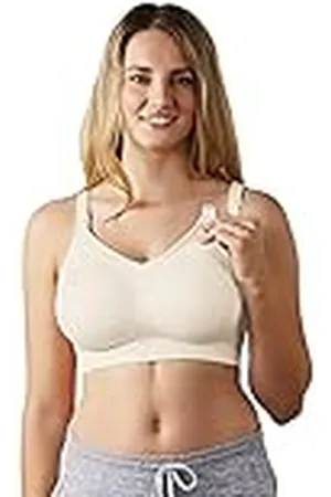 Bravado Designs BRAVADO! DESIGNS Bravado Body Silk Seamless Nursing 1401BA Antique White, SZ L Sostén, Opaco, M/34 para Mujer