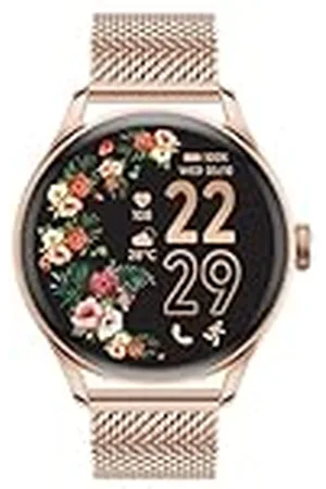 Ice-Watch ICE smart 2.0 - Reloj redondo conectado de señora en oro rosa con pulsera de metal - 023394 (1.20 pulgadas)