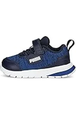 PUMA Evolve Street AC+ INF, Zapatillas Unisex bebé, Navy White-Clyde Royal, 21 EU