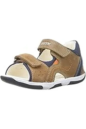 Geox B Sandal Tapuz Boy B, Sandalias para Bebés, Caramel/Navy C5gf4, 19 EU