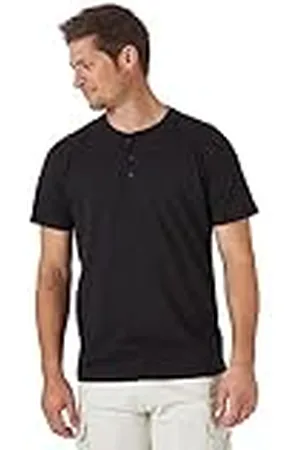 Wrangler Short Sleeve Henley tee Camisa, , XL para Hombre