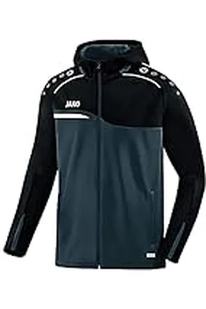 Jako Kapuzenjacke Chaqueta con Capucha Competition 2.0, Hombre, Antracita/Negro, Small