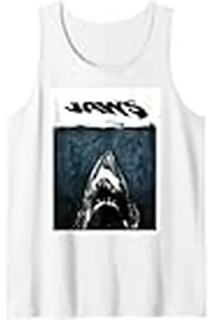 Jaws 50th Anniversary Poster Dark Water Terror 2-Sided Camiseta sin Mangas