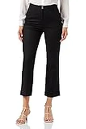 Moschino Midi-Flare Trousers Pantalones Casuales, , 42 De Las Mujeres