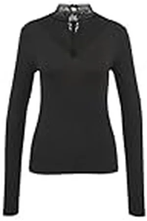 QS by s.Oliver 2162940 Camiseta de Manga Larga, , L Mujeres