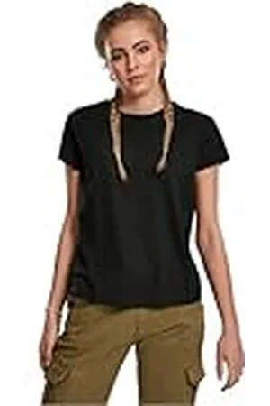 Urban classics Camiseta de Manga Corta Para Mujer, Camiseta Mujer, , L