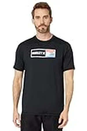 Hurley Everyday Hybrid UPF-Camiseta de Manga Corta Camisa de protección de Sarpullido, , M para Hombre
