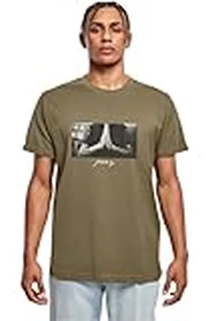 Mister Tee Camiseta Pray de Mangas Cortas para Hombre con Estampado Frontal, Moda Urbana Callera, en Algodón, Distintos Colores, Tallas XS-5XL
