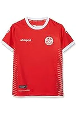 Uhlsport Tunisia Camiseta de Entrenamiento, Hombre, Rojo/Blanco, 116