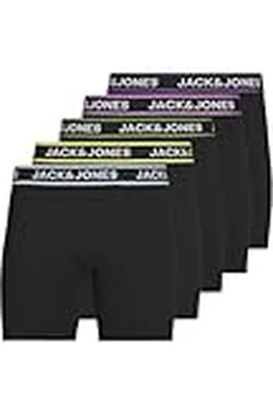 JACK & JONES Jaclime-Calzoncillos Tipo bóxer (5 Unidades), , M para Hombre