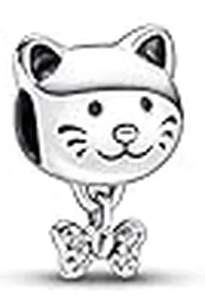 PANDORA Charm Moments 792255C01 Mascota Gato lazo