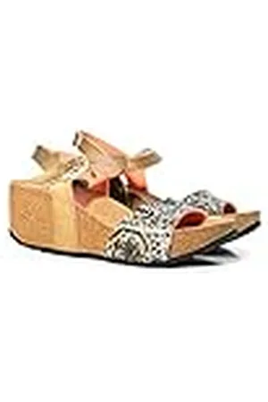 Desigual Bio7 Save The Queen, Heels Sandals Mujer, Dorado (Gold 8010), 39 EU