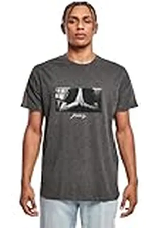 Mister Tee Camiseta Pray de Mangas Cortas para Hombre con Estampado Frontal, Moda Urbana Callera, en Algodón, Distintos Colores, Tallas XS-5XL