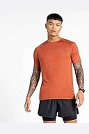 Dare 2B Camiseta Persist Camiseta de Entrenamiento para Hombre GIM and Running Camiseta Q-WIC Plus Tejido Ligero con Repelente de olores y Detalles Reflectantes Estampados - Camiseta Deportiva