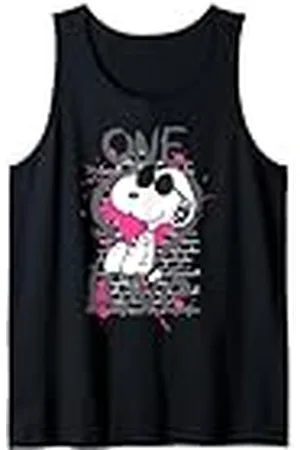 Peanuts Snoopy Graphic One Love Vintage Edition - Ventilador cómic Camiseta sin Mangas