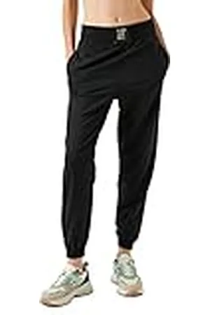 Koton Pantalones de Jogging con Etiqueta Detallada Deportivos, , XS para Mujer