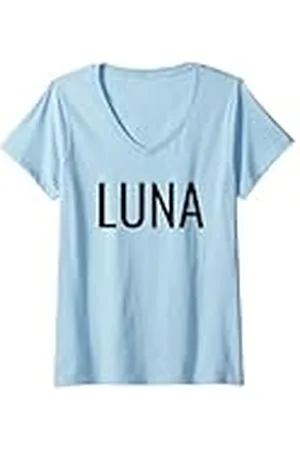 Luna Mujer Camiseta Cuello V