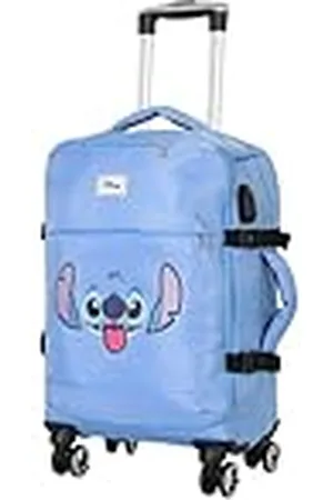Disney Lilo y Stitch Face-Maleta de Cabina 4 Ruedas, , 20 x 40 x 55 cm, Capacidad 44 L