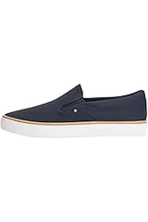 Tommy Hilfiger TH Hi Vulc Core Low II Slipon Fm0fm05514, Parte Superior Baja Hombre, Blue (Desert Sky), 41 EU