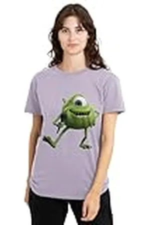 Disney Monsters At Work Mike Wazowski Ladies T Shirt, Lavendar Camiseta, , XXL para Mujer