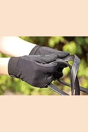 Rhinegold Guantes de algodón para espinillas-Pequeños-Negros, 32, S