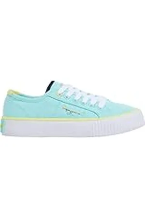 Pepe Jeans Ottis Basic G, Zapatillas para Niñas, Azul (Pearl Blue), 4.5
