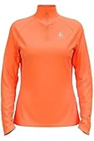 Odlo Essential Ceramiwarm 1/2 Zip Midlayer Camiseta, , Extra-Small para Mujer