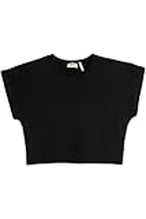 Koton Basic Oversized T-Shirt Crew Neck Short Sleeve Cotton, Camiseta niñas,
