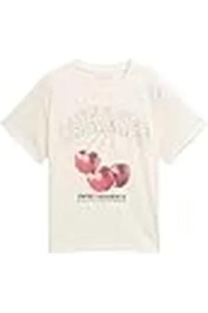 TOM TAILOR 1046332 Camiseta, 12906-Lana de Color Blanco, 152 para Niñas