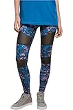 Urban classics Ladies Camo Tech Mesh Leggings, Leggings, Mujer, Multicolor (Digital Dusk Violet Camo), L