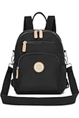 MISS LULÙ Mochila Mujer Elegante y Ligera - Bolso Antirrobo Impermeable con 8 Bolsillos - Ideal para Universidad, Trabajo y Viaje