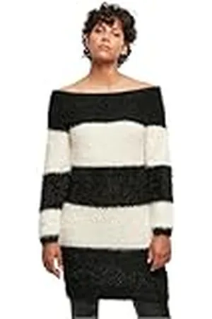 Urban classics Vestido de Plumas para Mujer Informal, , XXL