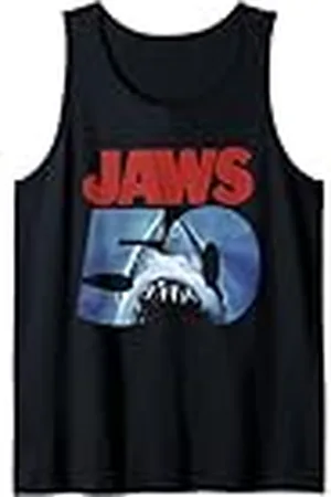 Jaws 50th Anniversary Logo Front & Back Camiseta sin Mangas