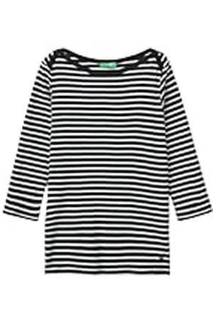 Benetton Camiseta M/L 30yse16a1, , XL para Mujer